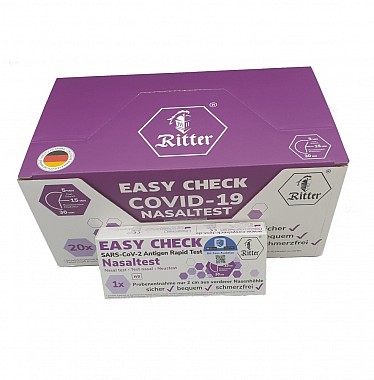 Ritter - Easy Check Covid-19-Antigen-Nasaltest (1 Stück)