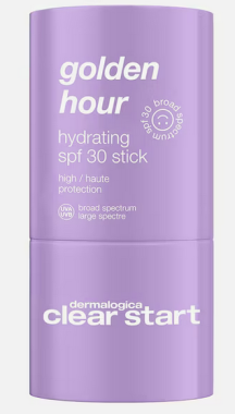 Dermalogica Clear Start Golden Hour Hydrating SPF 30 Stick.