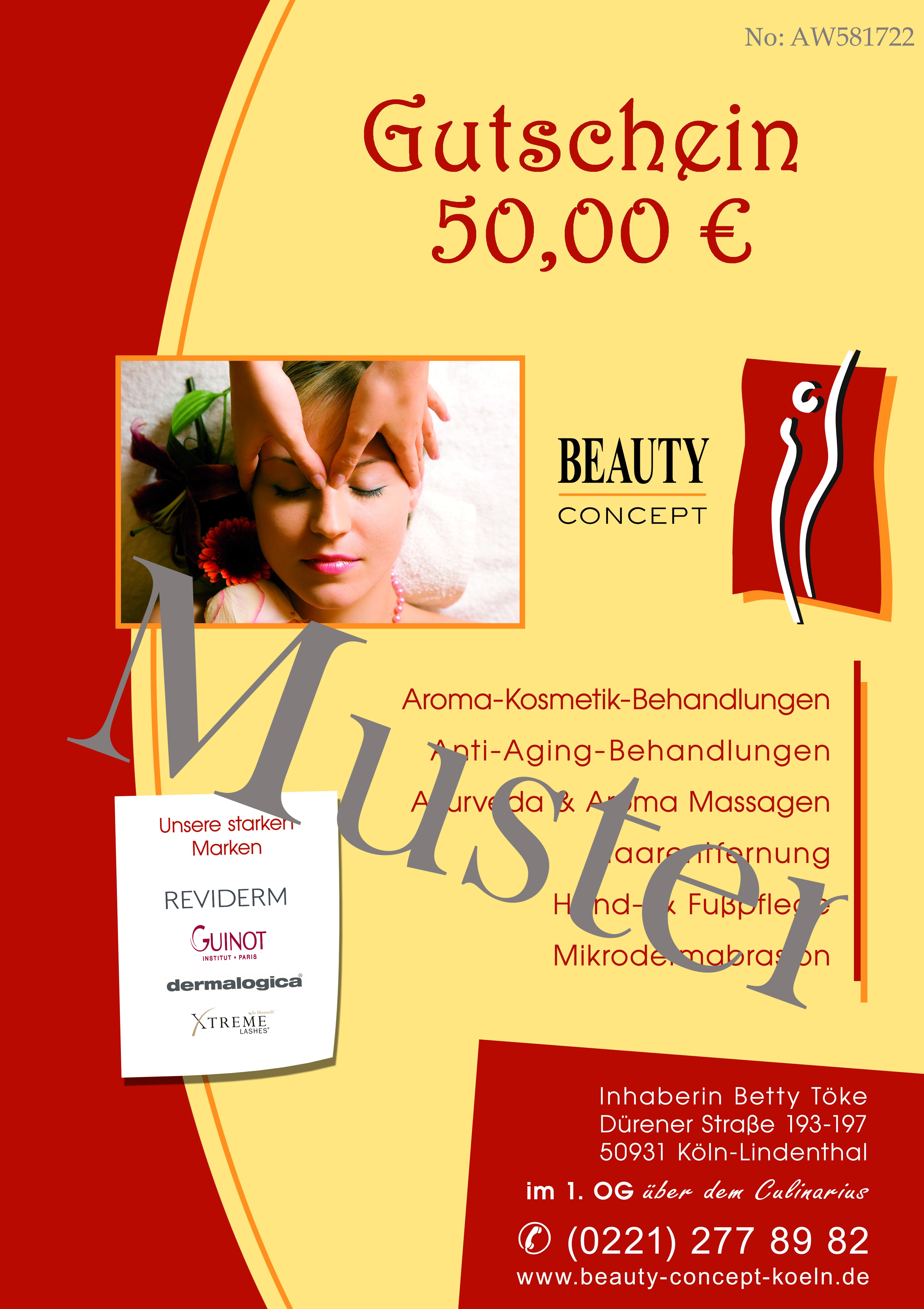 Gutschein BEAUTY WAVES Beauty Geschenkgutschein Kosmetik & Kosmetikstudio